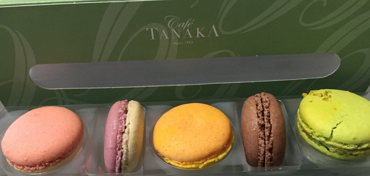 カフェ タナカのマカロン。 カフェ タナカのマカロン。