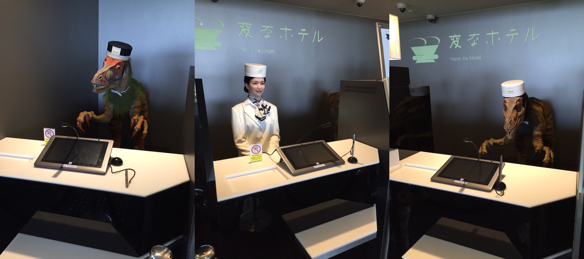 Henn-na Hotel with working robots at Huis Ten Bosch