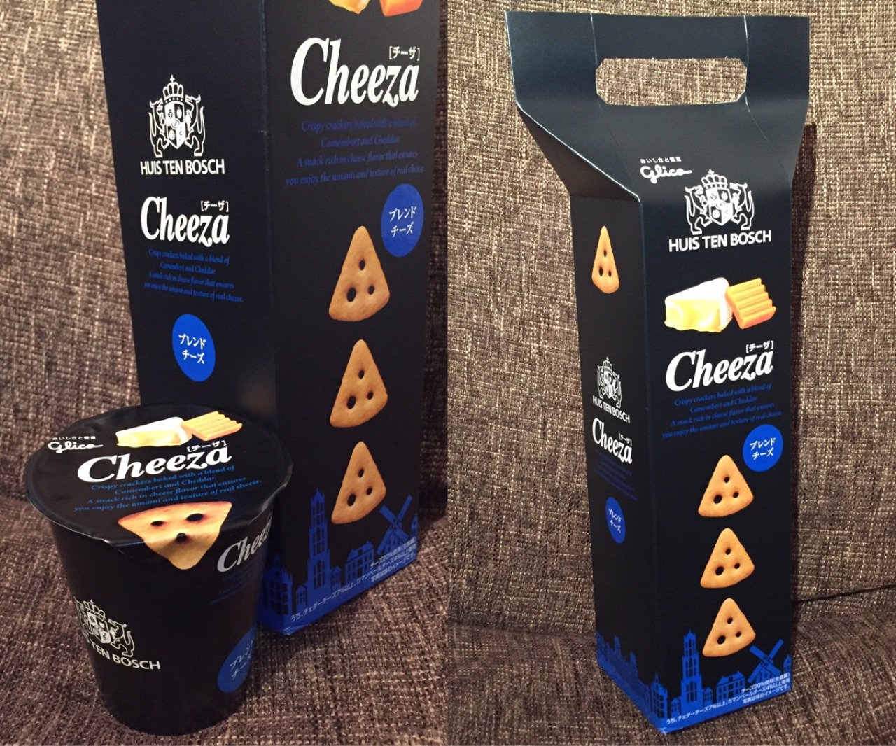 グリコ Cheeza チーザ ブレンドチーズ (゚д゚)ウマー ハウステンボスのマークが付いてるからこれも限定商品かな。 グリコ Cheeza チーザ ブレンドチーズ (゚д゚)ウマー ハウステンボスのマークが付いてるからこれも限定商品かな。