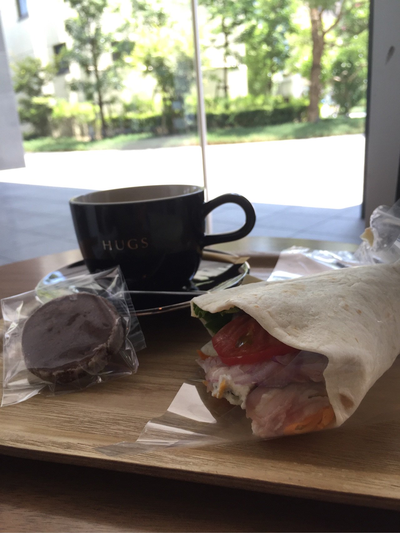 I got lunch. I got lunch.