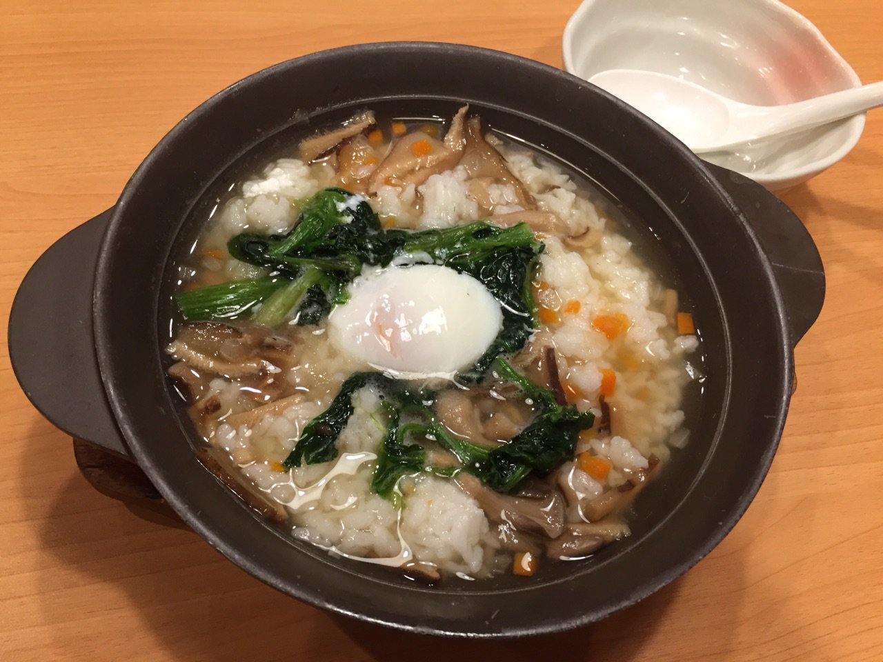 温玉きのこ雑炊 at Café レストラン ガスト 温玉きのこ雑炊 at Café レストラン ガスト