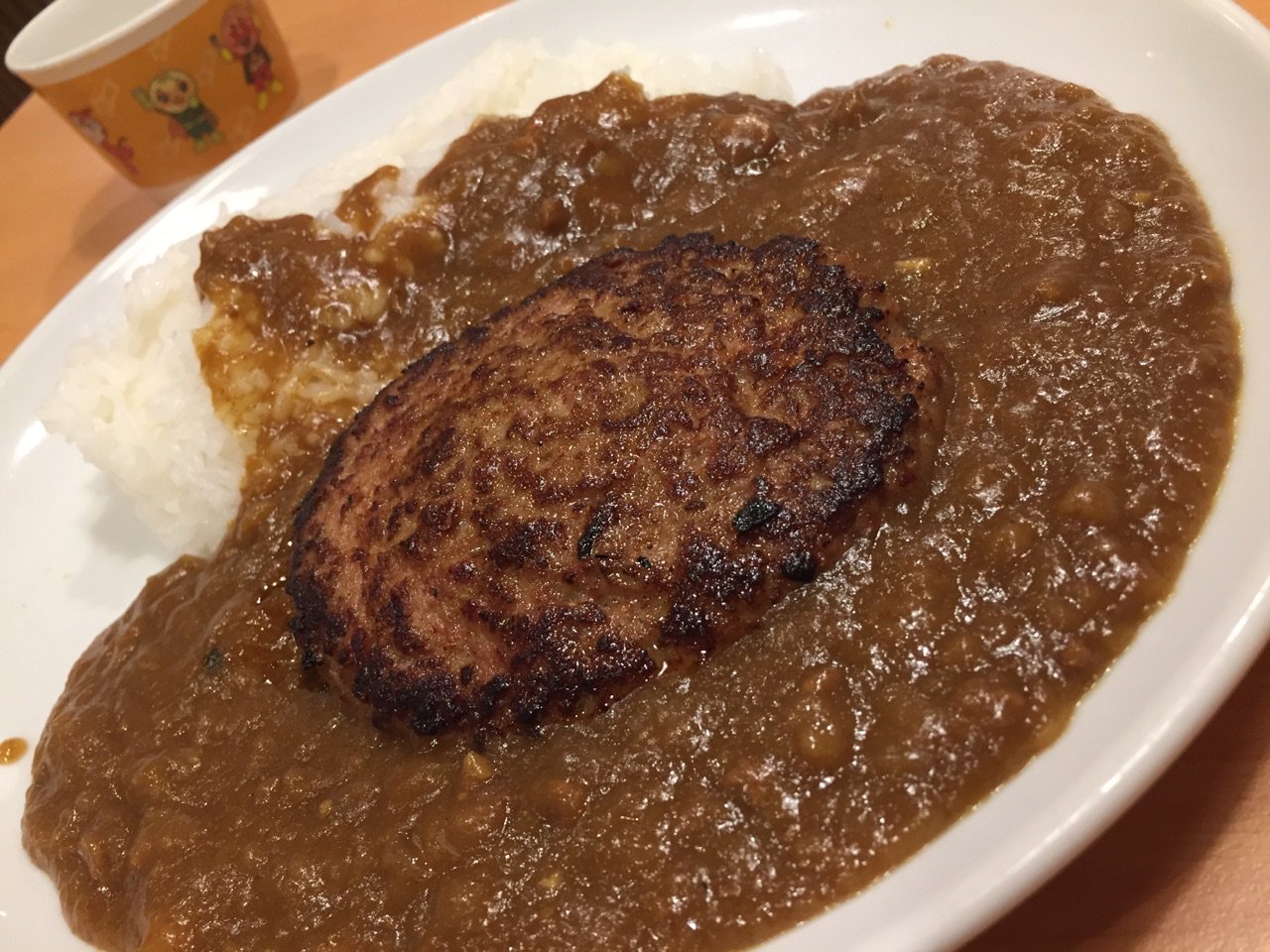 チーズINハンバーグカレー at Café レストラン ガスト チーズINハンバーグカレー at Café レストラン ガスト