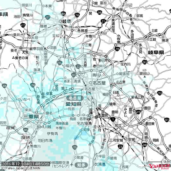 名古屋の天気(雨) 降水強度: 0.65(mm/h) 2016年12月04日 14時50分の雨雲 #雨雲bot #bot 名古屋の天気(雨) 降水強度: 0.65(mm/h) 2016年12月04日 14時50分の雨雲 #雨雲bot #bot