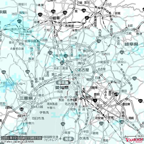 名古屋の天気(雨) 降水強度: 1.35(mm/h) 2016年12月04日 15時25分の雨雲 #雨雲bot #bot 名古屋の天気(雨) 降水強度: 1.35(mm/h) 2016年12月04日 15時25分の雨雲 #雨雲bot #bot