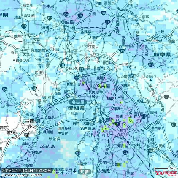 名古屋の天気(雨) 降水強度: 9.25(mm/h) 2016年12月04日 19時30分の雨雲 #雨雲bot #bot 名古屋の天気(雨) 降水強度: 9.25(mm/h) 2016年12月04日 19時30分の雨雲 #雨雲bot #bot