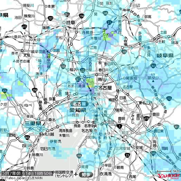 名古屋の天気(雨): やや強い雨 降水強度: 10.50(mm/h) 2017年01月14日 18時50分の雨雲 #雨雲bot #bot 名古屋の天気(雨): やや強い雨 降水強度: 10.50(mm/h) 2017年01月14日 18時50分の雨雲 #雨雲bot #bot