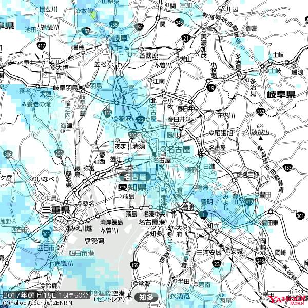 名古屋の天気(雨) 降水強度: 1.75(mm/h) 2017年01月15日 15時50分の雨雲 #雨雲bot #bot 名古屋の天気(雨) 降水強度: 1.75(mm/h) 2017年01月15日 15時50分の雨雲 #雨雲bot #bot