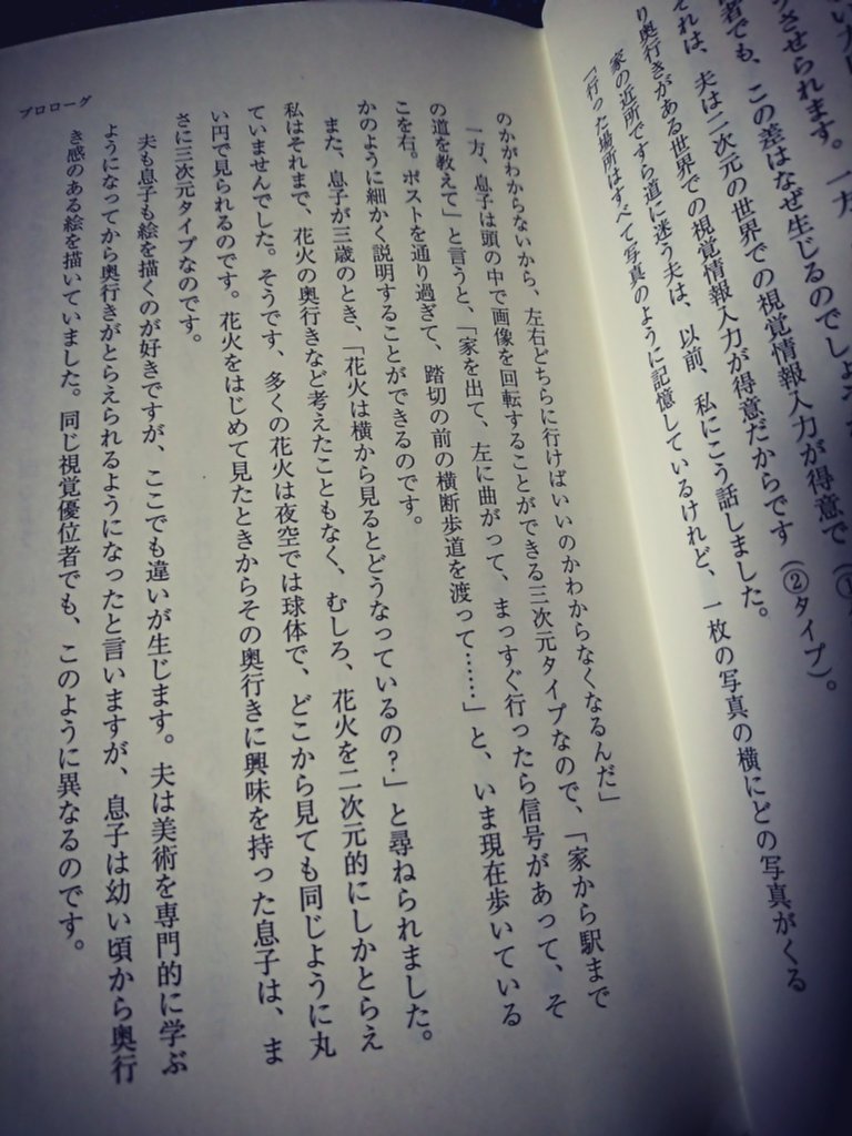 花火をはじめて見たときから花火の奥行きに興味を持つ三次元視覚優位 Σ(゚Д゚) 医師のつくった「頭のよさ」テスト~認知特性から見た6つのパターン~ (光文社新書) | 本田 真美 | 心理学 | Kindleストア 花火をはじめて見たときから花火の奥行きに興味を持つ三次元視覚優位 Σ(゚Д゚) 医師のつくった「頭のよさ」テスト~認知特性から見た6つのパターン~ (光文社新書) | 本田 真美 | 心理学 | Kindleストア