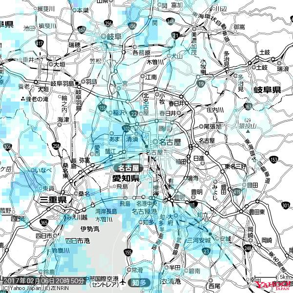 名古屋の天気(雨) 降水強度: 1.95(mm/h) 2017年02月06日 20時50分の雨雲 #雨雲bot #bot 名古屋の天気(雨) 降水強度: 1.95(mm/h) 2017年02月06日 20時50分の雨雲 #雨雲bot #bot