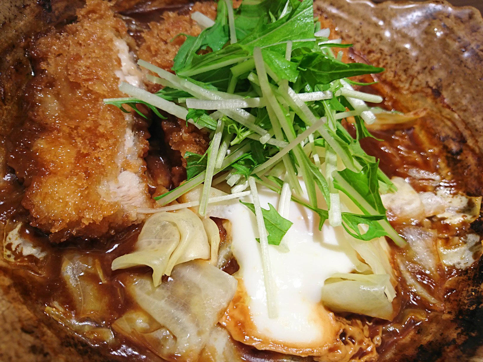 チキンの味噌かつ煮定食 at 大戸屋 チキンの味噌かつ煮定食 at 大戸屋