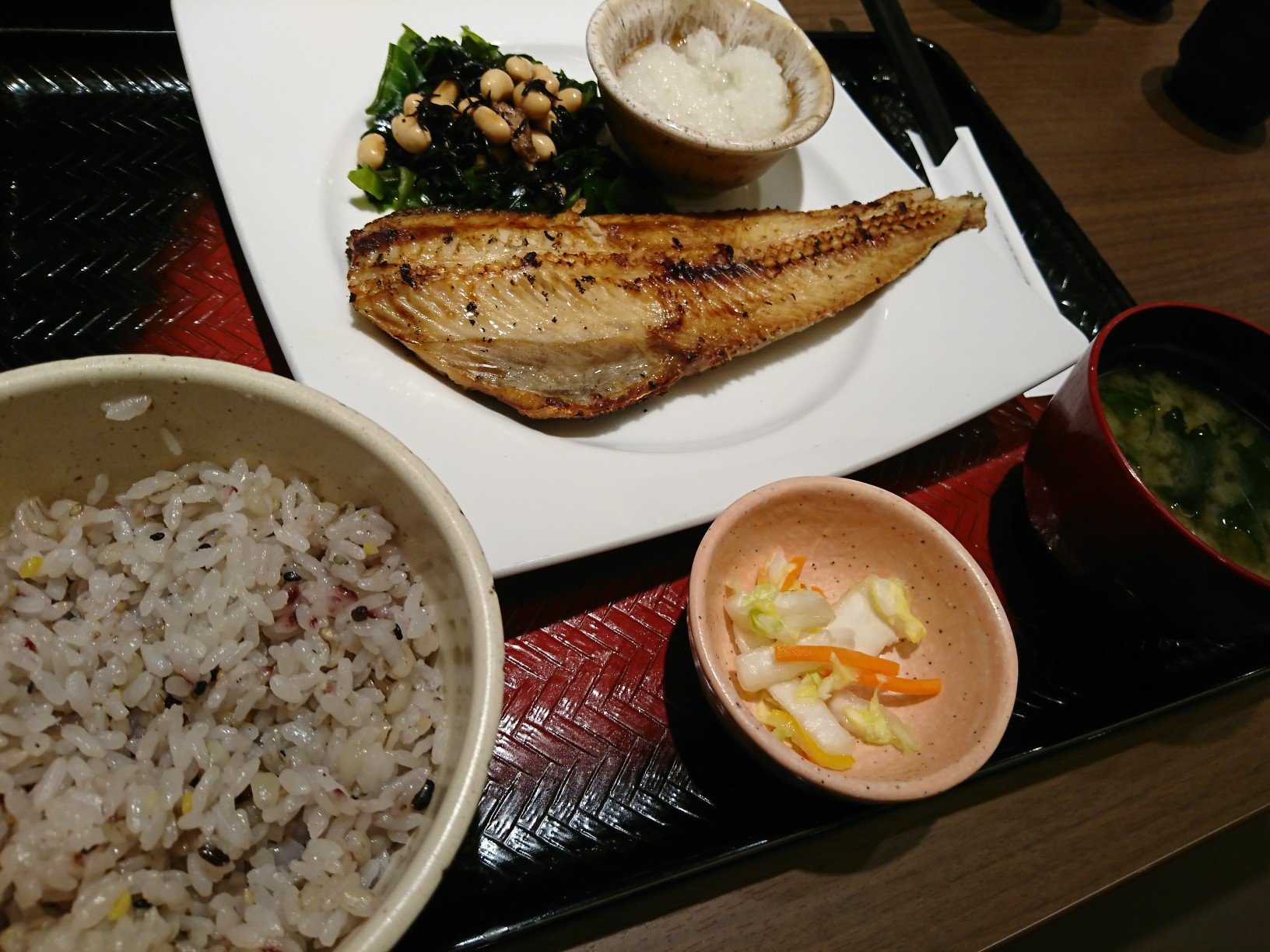 しまほっけの炭火焼き定食 at 大戸屋 しまほっけの炭火焼き定食 at 大戸屋