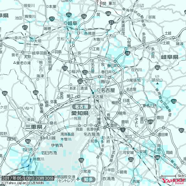 名古屋の天気(雨) 降水強度: 1.15(mm/h) 2017年05月09日 20時30分の雨雲 #雨雲bot #bot 名古屋の天気(雨) 降水強度: 1.15(mm/h) 2017年05月09日 20時30分の雨雲 #雨雲bot #bot