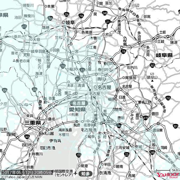 名古屋の天気(雨) 降水強度: 0.55(mm/h) 2017年05月12日 20時05分の雨雲 #雨雲bot #bot 名古屋の天気(雨) 降水強度: 0.55(mm/h) 2017年05月12日 20時05分の雨雲 #雨雲bot #bot