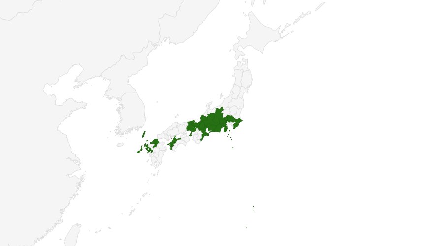 (∩´∀`)∩ワーイ 「今までにチェックインした都道府県を塗りつぶしてくれるよ!」 4sqGeoChart (∩´∀`)∩ワーイ 「今までにチェックインした都道府県を塗りつぶしてくれるよ!」 4sqGeoChart