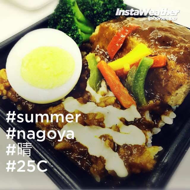 ロコモコ風デミソースハンバーグごはん #コンビニ飯 ロコモコ風デミソースハンバーグごはん #コンビニ飯