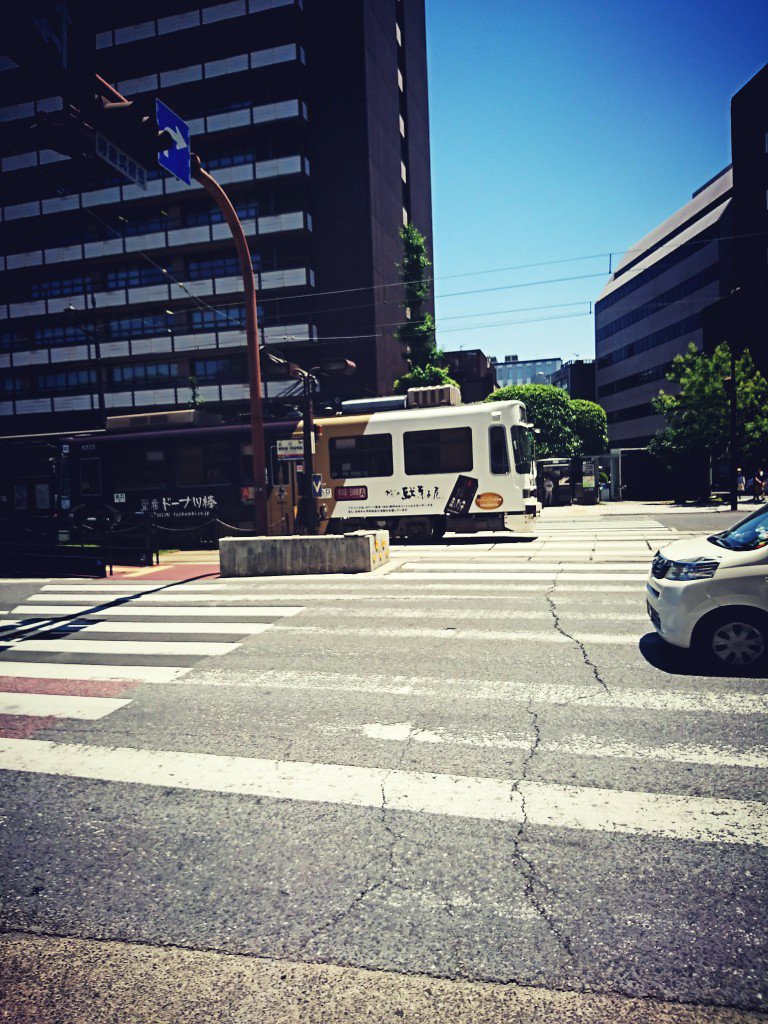 熊本県で見た路面電車 熊本県で見た路面電車