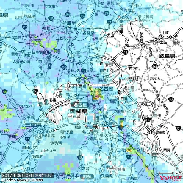 名古屋の天気(雨): 強い雨 降水強度: 29.50(mm/h) 2017年06月07日 20時10分の雨雲 #豪雨bot #雨雲bot #bot 名古屋の天気(雨): 強い雨 降水強度: 29.50(mm/h) 2017年06月07日 20時10分の雨雲 #豪雨bot #雨雲bot #bot