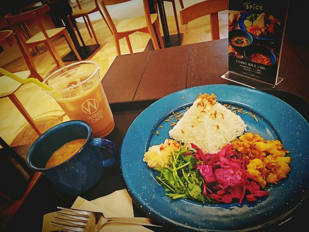 タイ米カレーうまい。 (@ Wired Spice in Nakamura-Ku, Nagoya, Aichi) タイ米カレーうまい。 (@ Wired Spice in Nakamura-Ku, Nagoya, Aichi)