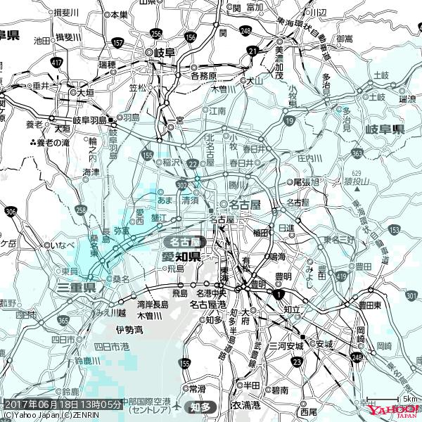名古屋の天気(雨) 降水強度: 0.65(mm/h) 2017年06月18日 13時05分の雨雲 #雨雲bot #bot 名古屋の天気(雨) 降水強度: 0.65(mm/h) 2017年06月18日 13時05分の雨雲 #雨雲bot #bot