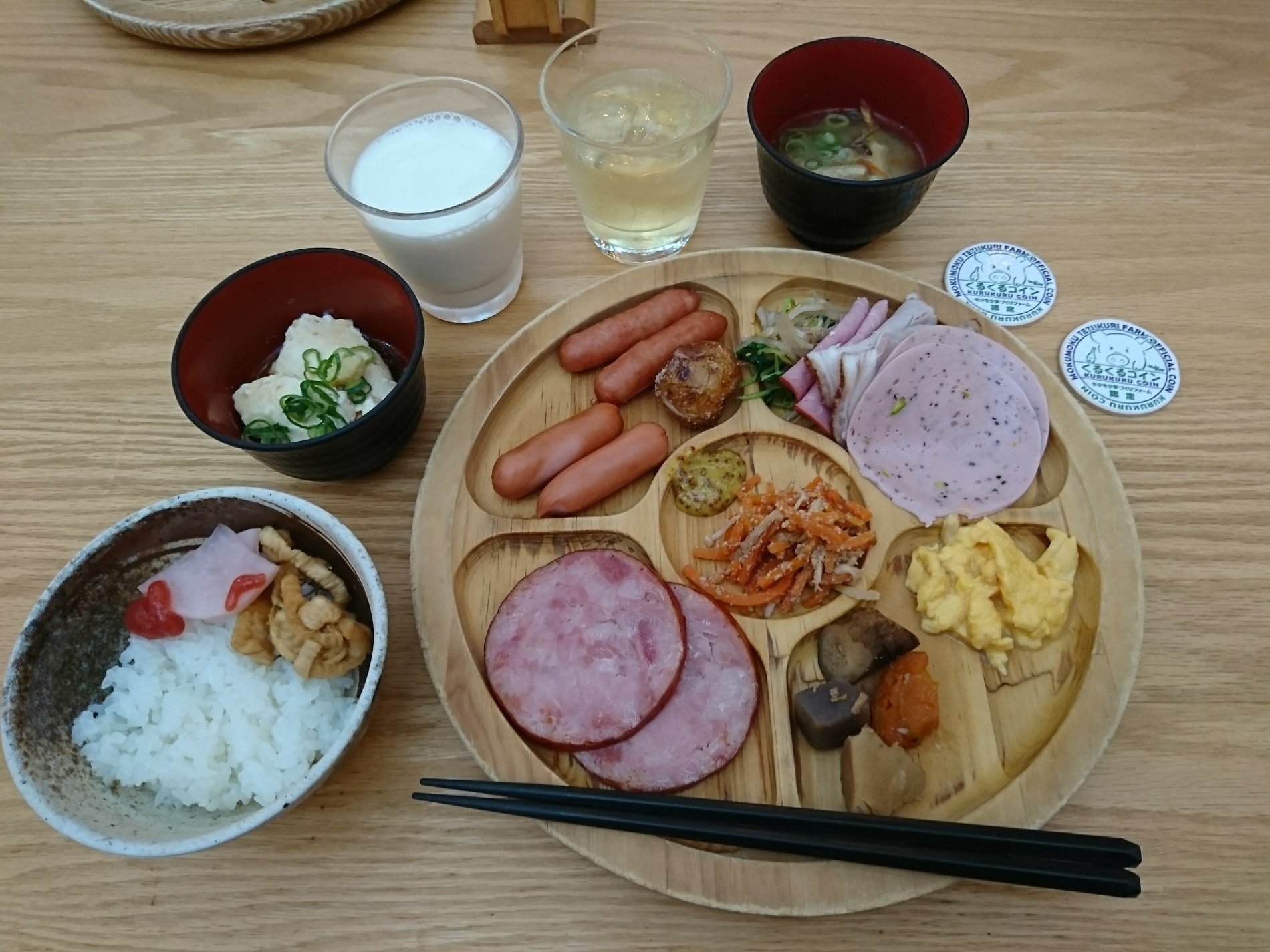 朝食。 (@ PaPaビアレストラン in 伊賀市, 三重県) 朝食。 (@ PaPaビアレストラン in 伊賀市, 三重県)