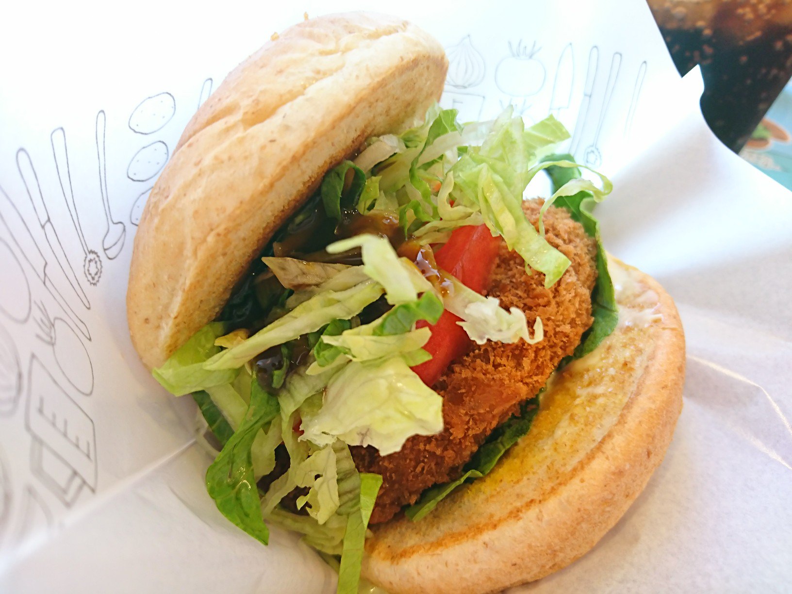 モスバーガー 期間限定 ご当地創作バーガー。北見しょうゆタレ とんかつバーガー 北海道産ポーク使用。 モスバーガー 期間限定 ご当地創作バーガー。北見しょうゆタレ とんかつバーガー 北海道産ポーク使用。