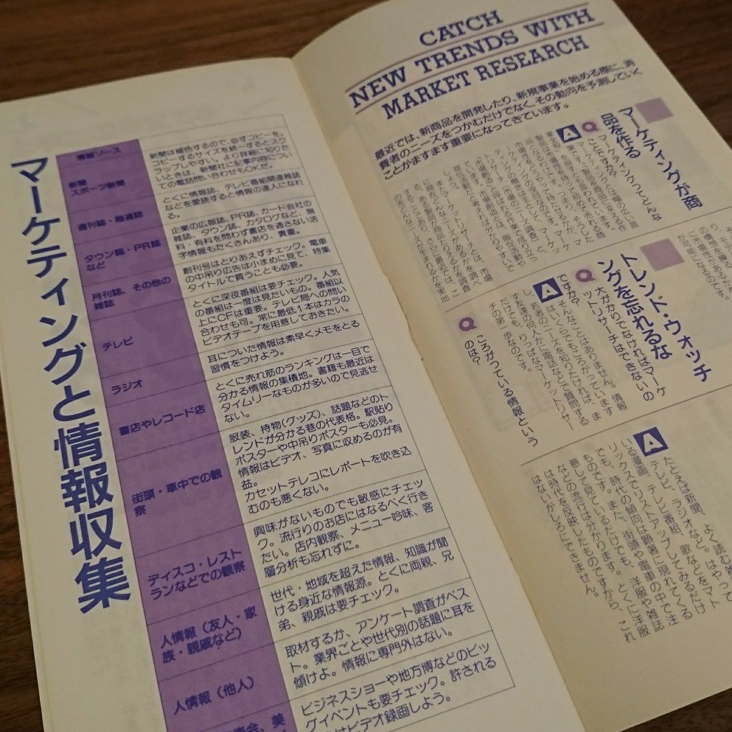 マーケティングと情報収集。「ディスコ・レストランなどでの観察」 ディスコときたか(;´Д`) THE BUSINESS OTASUKE NOTES by 日経連広報部, 第一生命, ライフデザイン研究所 マーケティングと情報収集。「ディスコ・レストランなどでの観察」 ディスコときたか(;´Д`) THE BUSINESS OTASUKE NOTES by 日経連広報部, 第一生命, ライフデザイン研究所