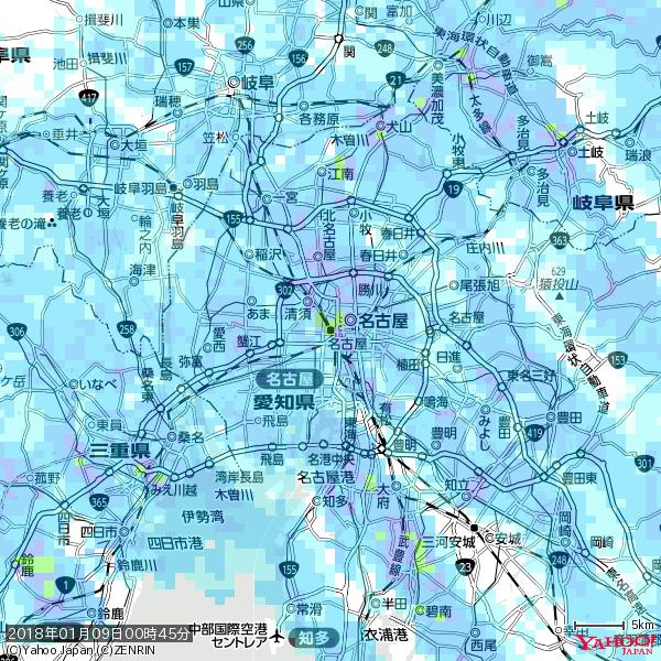 名古屋の天気(雨): やや強い雨 降水強度: 17.50(mm/h) 2018年01月09日 00時45分の雨雲 #雨雲bot #bot 名古屋の天気(雨): やや強い雨 降水強度: 17.50(mm/h) 2018年01月09日 00時45分の雨雲 #雨雲bot #bot