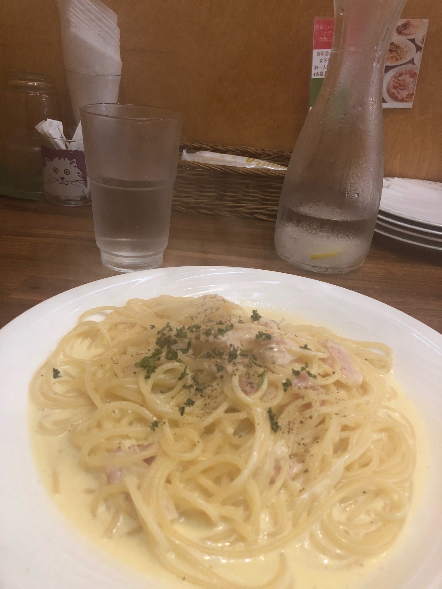 カルボナーラ (@ ペペロンチーノ in Nagoya-shi, Aichi) カルボナーラ (@ ペペロンチーノ in Nagoya-shi, Aichi)
