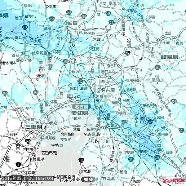 名古屋の天気(雨) 降水強度: 1.35(mm/h) 2018年02月10日 16時10分の雨雲 #雨雲bot #bot 名古屋の天気(雨) 降水強度: 1.35(mm/h) 2018年02月10日 16時10分の雨雲 #雨雲bot #bot