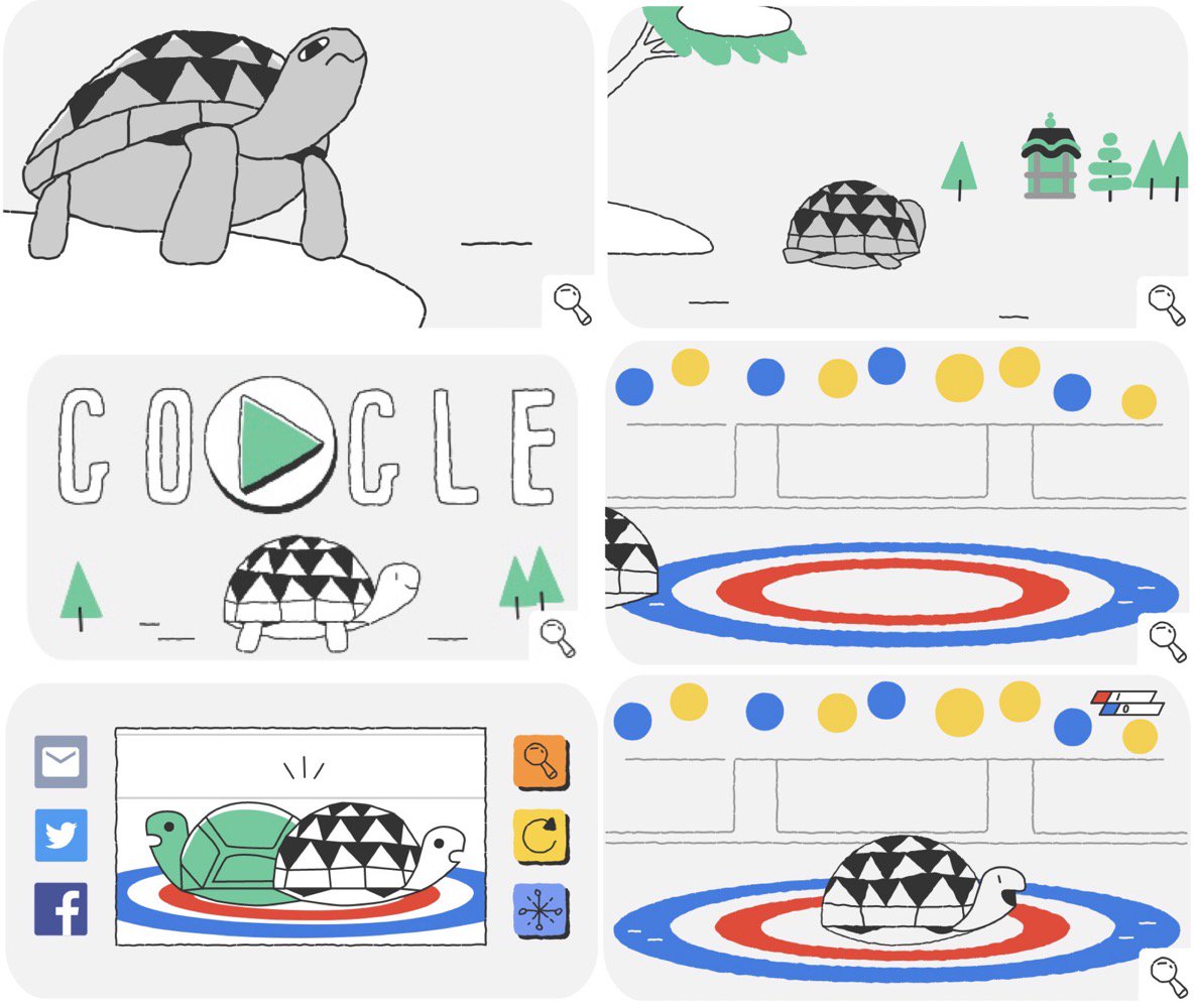カメさんのオリンピック🐢 Doodle カメさんのオリンピック🐢 Doodle