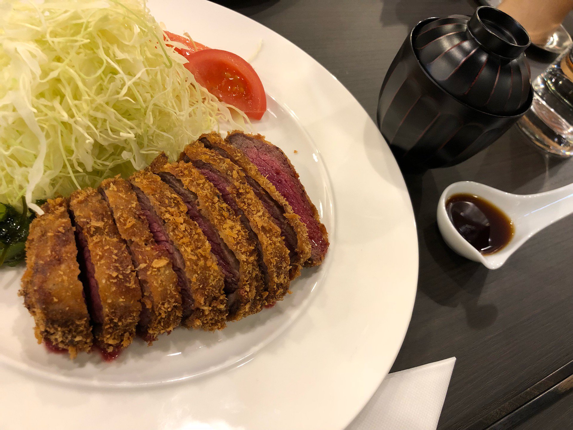牛カツ (゚д゚)ウマー (@ M STEAK HOUSE in 名古屋市西区, 愛知県) 牛カツ (゚д゚)ウマー (@ M STEAK HOUSE in 名古屋市西区, 愛知県)