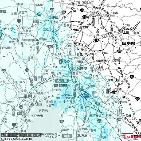名古屋の天気(雨) 降水強度: 1.55(mm/h) 2018年05月06日 19時20分の雨雲 #雨雲bot #bot 名古屋の天気(雨) 降水強度: 1.55(mm/h) 2018年05月06日 19時20分の雨雲 #雨雲bot #bot