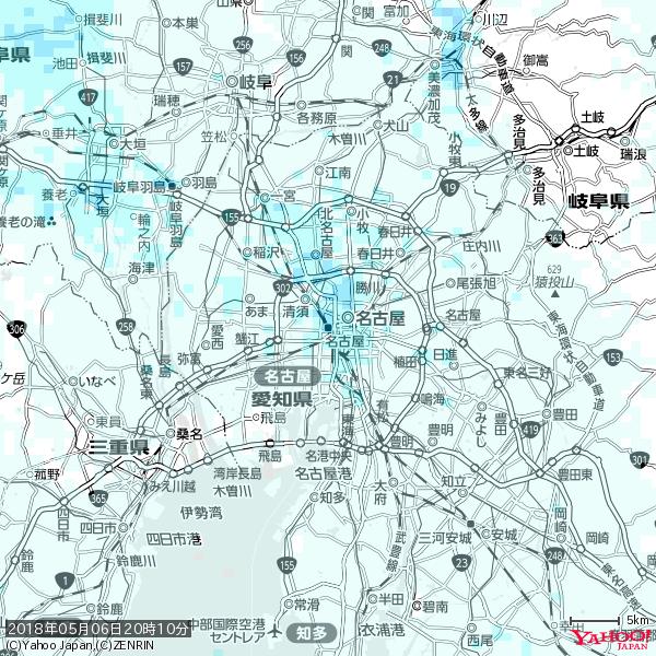 名古屋の天気(雨) 降水強度: 2.88(mm/h) 2018年05月06日 20時10分の雨雲 #雨雲bot #bot 名古屋の天気(雨) 降水強度: 2.88(mm/h) 2018年05月06日 20時10分の雨雲 #雨雲bot #bot