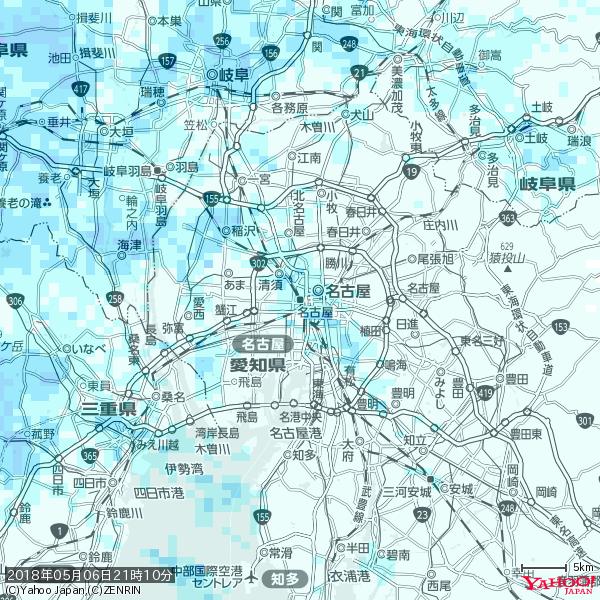 名古屋の天気(雨) 降水強度: 1.25(mm/h) 2018年05月06日 21時10分の雨雲 #雨雲bot #bot 名古屋の天気(雨) 降水強度: 1.25(mm/h) 2018年05月06日 21時10分の雨雲 #雨雲bot #bot