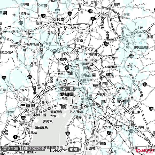 名古屋の天気(雨) 降水強度: 0.55(mm/h) 2018年05月18日 20時20分の雨雲 #雨雲bot #bot 名古屋の天気(雨) 降水強度: 0.55(mm/h) 2018年05月18日 20時20分の雨雲 #雨雲bot #bot