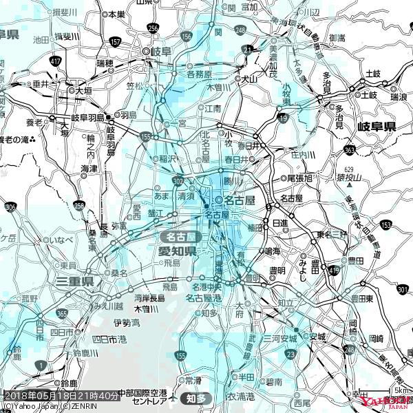 名古屋の天気(雨) 降水強度: 2.38(mm/h) 2018年05月18日 21時40分の雨雲 #雨雲bot #bot 名古屋の天気(雨) 降水強度: 2.38(mm/h) 2018年05月18日 21時40分の雨雲 #雨雲bot #bot