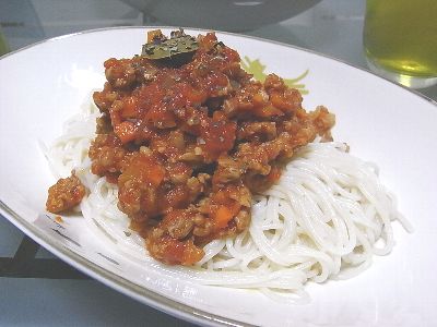 ミートソース スパゲッティ Spaghetti Bolognese