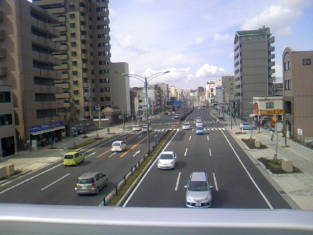views of a footbridge: 2, Higashiyama-dori, Chikusa-ku, Nagoya city