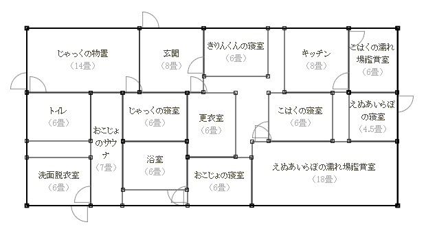 建築平面図ジェネレータ