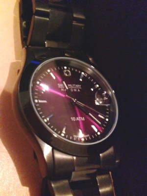 SWISS MILITARY ELEGANT BLACK ML 189