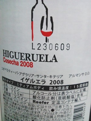 HIGUERUELA Cosecha 2008