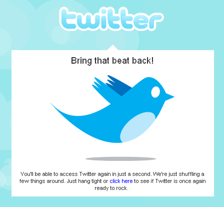 Twitter: Bring that beat back!