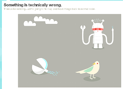 Twitter: Something is technically wrong.