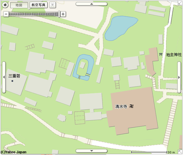 Yahoo!地図 京都 清水寺