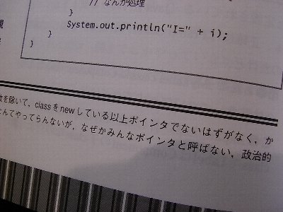 電波系! 計算天使 Java TIPS 「なぜかみんなポインタと呼ばない，政治的匂いが臭う，何かどろどろしたもの (略してポインタのような何かどろどろしたもの)」