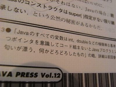 電波系! 計算天使 Java TIPS 「なぜかみんなポインタと呼ばない，政治的匂いが臭う，何かどろどろしたもの (略してポインタのような何かどろどろしたもの)」