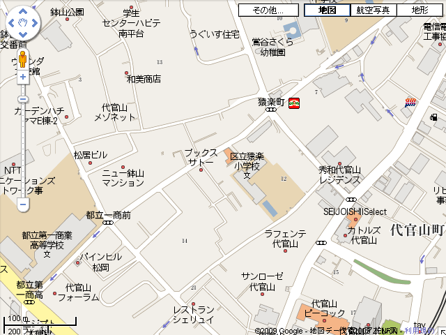 Google Maps ビル名などを建物形状内に配置