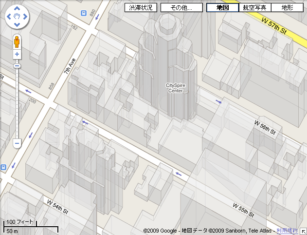 Google Maps 2.5D transparent buildings