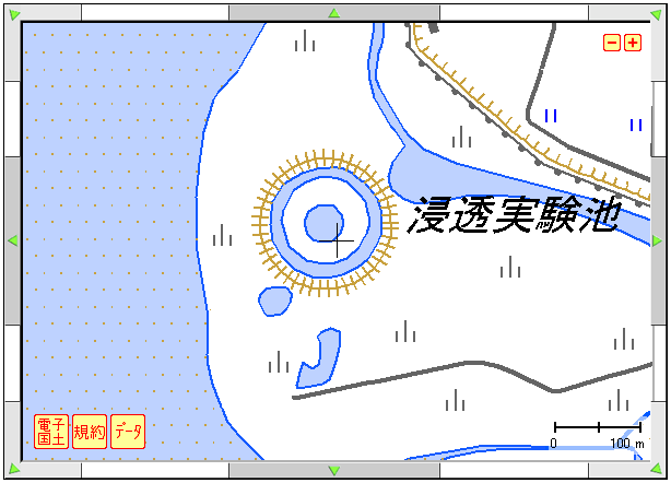 浸透実験池