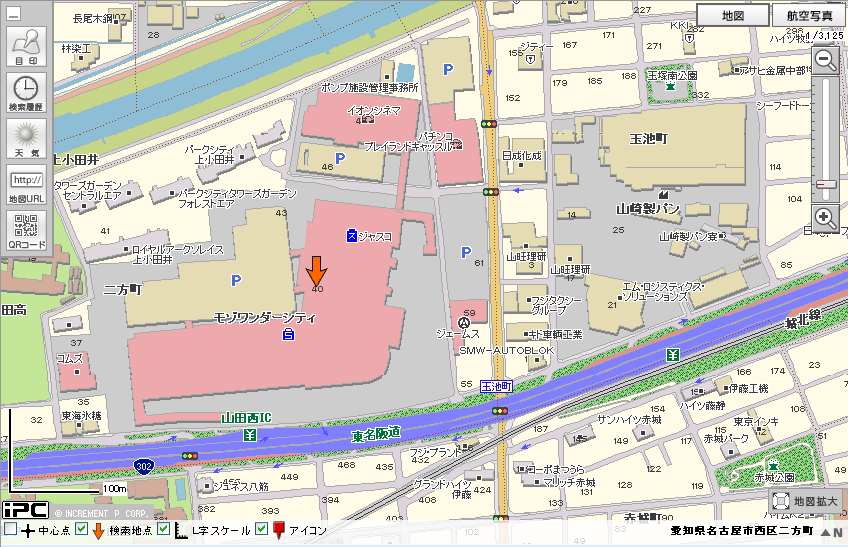 mozoワンダーシティーの地図 MapFan Web